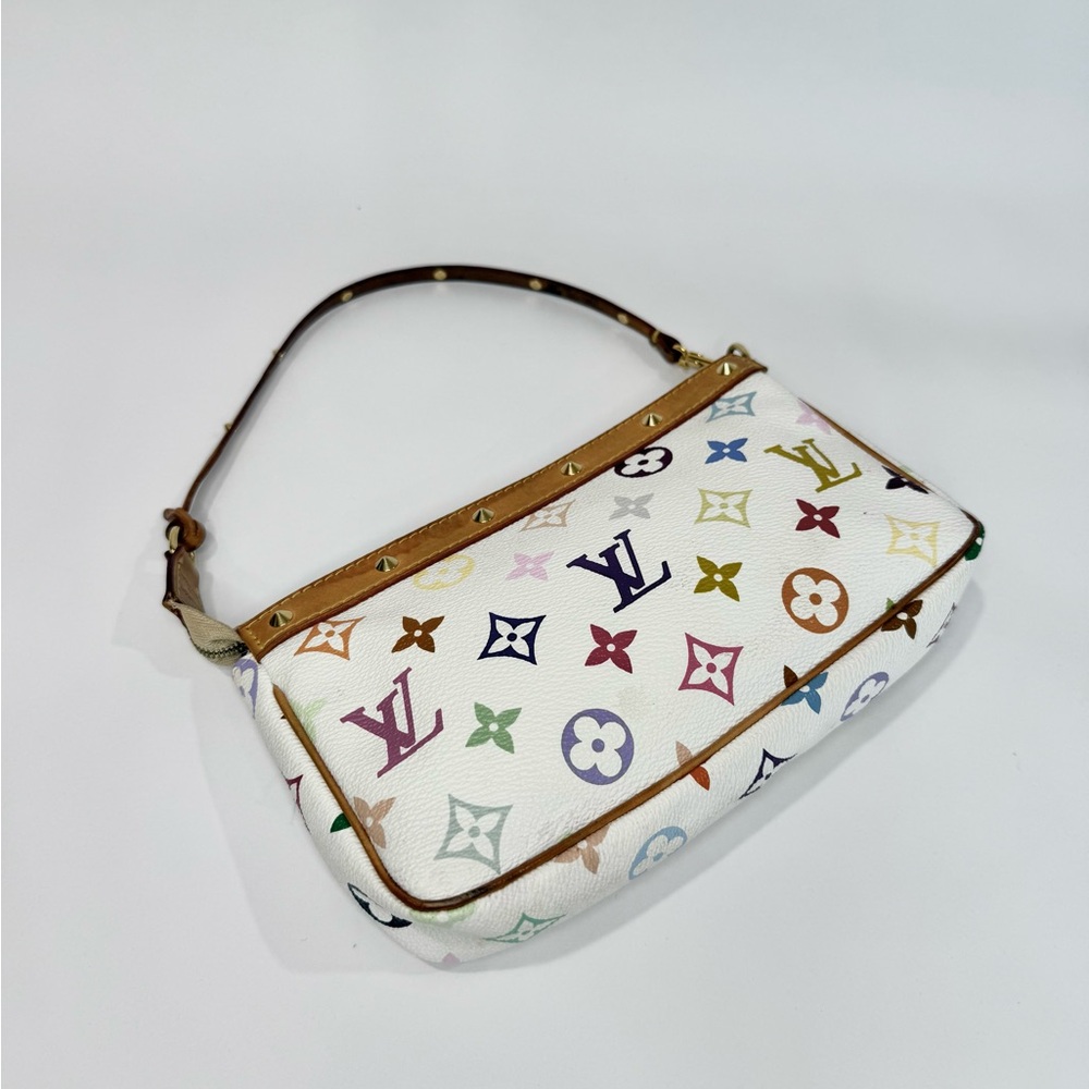 ✨SOLD✨ Vintage Louis Vuitton Murakami Multicolor Pochette - Picture 11 of 16